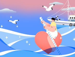 감사를 바라볼 때, 실망의 파도는 물러가고 사랑의 파도가 밀려온다.